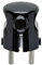 Vimar - Clavija 2 polos+tierra 16a s31 90 negro
