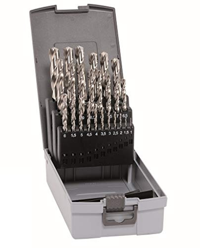 Alpen 102225100 HSS-E Metall-Spiralbohrer-Set 25teilig Cobalt 1 Set