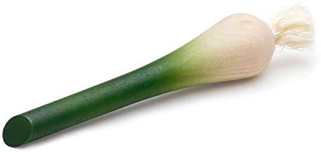 Erzi 12051 Frühlingszwiebel aus Holz, Kaufladenartikel für Kinder, Rollenspiele