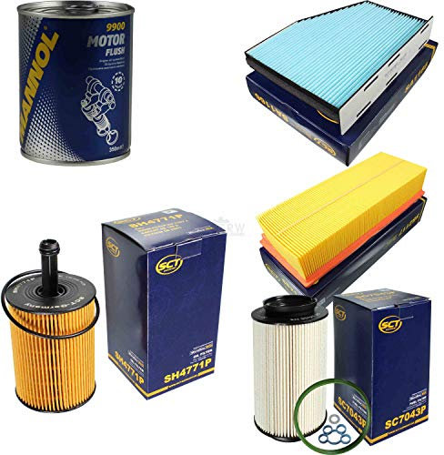 Original SCT Inspektionspaket Filter Set + Motor Flush Motorspülung 11586694