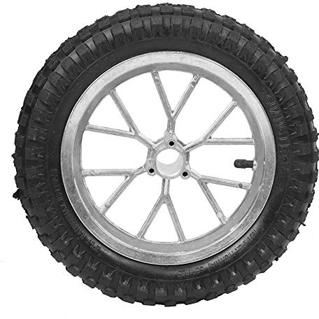 Neumático de motocicleta, 12,5 x 2,75 pulgadas, rueda delantera trasera de motocicleta con llanta para Coolster 2 tiempos Mini Dirt Bike