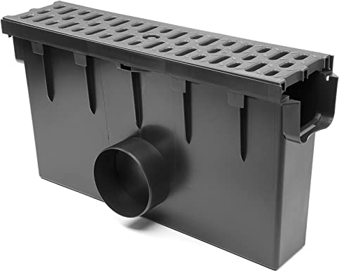 HYDROTEC Hofablaufkasten SELFline Einlaufkasten mit Fangkorb A15 mit PP Gitter