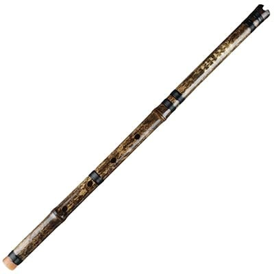 54 cm Vertikalflöte D-Taste Shakuhachi 5 Löcher Musikinstrumente aus Holz Bambusflöte Holzblasinstrument