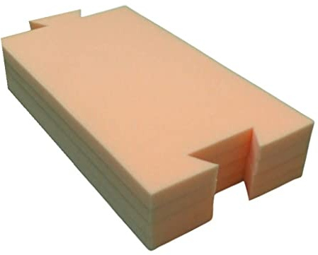 Lemos Home Foam Board for Beer Bench Set of 4 Foam 45 x 25 cm Natural