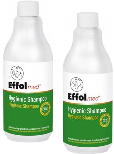 RL24 - Hygienic Shampoo | Pferdeshampoo mit PVP-Jod- Formulierung | wirksam gegen Bakterien, Pilze, Hefen & behüllte Viren | Shampoo für Pferde | Pferdepflege | 2 x 500 ml (2er Set)