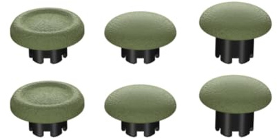 Hzxkqmil Joysticks Analogiques de Remplacement Poucettes Bâtons de Pouce Stick Accessoires Interchangeables pour PS5 Edge Manette (Vert)