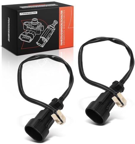 Frankberg 2x Sensor de Desgaste de las Pastillas de Freno 2 Polos Trasero izquierdo derecho Compatible con Daily III Furgoneta Daily IV Furgoneta Daily V Bus Daily VI Furgoneta Replace# 42559616