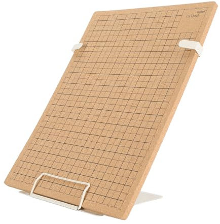 ZJchao Adjustable Macrame Board Stand, Metal Macrame Project Board with Dual-Sided Grids, for Bracelets, Plant Hangers, and Jewelry Making, Easy to Use Macrame Board and Pins Set,