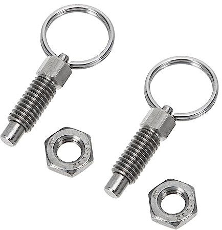 SHINEOFI 2 Piezas Pasadores De Posicionamiento De Acero Inoxidable Pasador De Resorte Para Émbolo De Resorte Para Accesorios Mecánicos Uso Taller