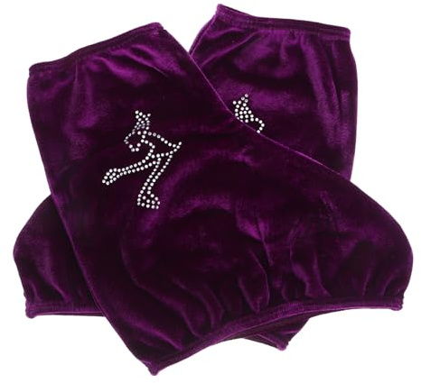 Cabilock Protège-Patins à Glace Élastiques pour Patinage Artistique Housses Patins Portables Unisexes Protection Ajustable pour Patins Glace Femme et Accessoires Pratiques pour Patinage