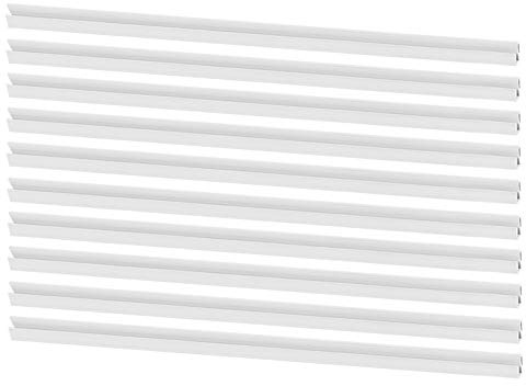 Hidyliu 10 x PVC Strengthening Strip, Hard Tape for Greenhouse Plate Glass Sealing, with PVC Material, Sturdy and Durable