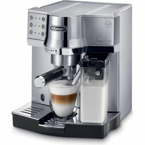 De'Longhi EC 850.M Espressomaschine / Siebträger / IFD Milchschaumsystem / 15 Bar / Metall, silber