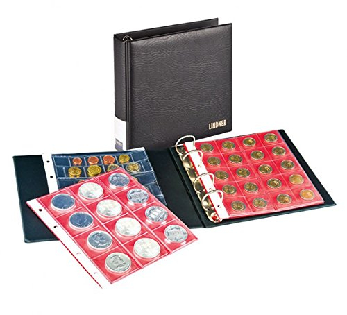 Lindner S3520M Münzalbum PUBLICA S mit 5 verschiedenen Münzblättern