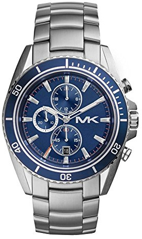 Michael Kors Herren-Armbanduhr XL Chronograph Quarz Edelstahl MK8354