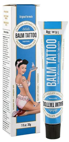 BALM TATTOO - Tattoo Aftercare - Original - 30g Tube *Pflegecreme mit Panthenol & Sepitonic M3 *Creme für Hautpflege und Tattoo Pflege nach dem Tätowieren *beugt Entzündungen vor