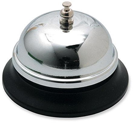 Janrax Anillo de Timbre de recepción para Escritorio de Servicio, Cocina, Hotel, recepción, Restaurante, Bar, Oficina