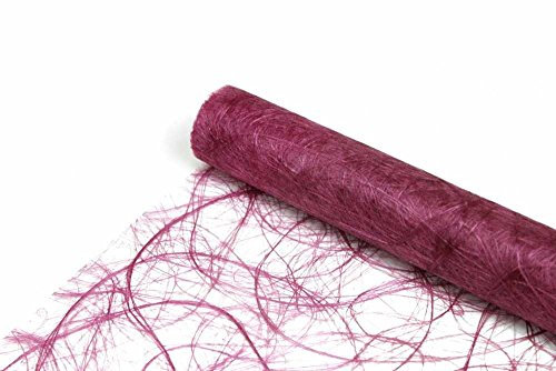 Protinam Sizoweb 20cm x 20m Tischläufer Tischband in Alpenveilchen zur Dekoration wie Sommer, Ostern, Weihnachten oder Hochzeiten abgelängt (20m, alpenveilchen 3480)