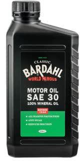 Bardahl - Classic Motor Oil SAE 30, 100% Minerale per Lubrificante Motori Benzina, per Auto d’Epoca dal 1900 al 1950, 1 Litro