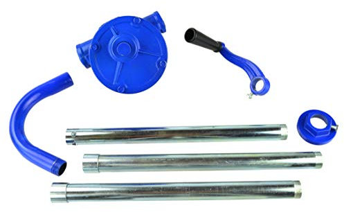 BSD Bomba de Transferencia Combustible Manual - Bomba Manual para Combustible y Aceite, Bomba de Barril Manual, Bomba con Manivela, Bomba de Combustible y Aceite Autocebante