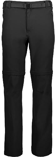 CMP Herren Zip Zipp Off Hose | mit Gürtel, Dry-Function, 4-Wege Stretch, atmungsaktiv, Schnelltrockend, Wandershorts, Outdoorhose, Wanderhose, Bekleidung
