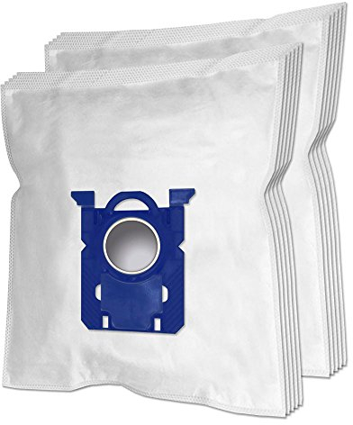 10 Premium Vacuum Cleaner Bags for Hugin: 7010, HN 7012 Titan, HN 7007 Titan, HN 8000 Tornado, HN 7005 Titan, HN 7015 Titan, HN 7010 Titan