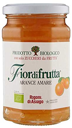 Zeus Party MARMELLATA FIORDIFRUTTA No GLUTINE Biologico 330G RIGONI di ASIAGO (Uno, Arance Amare)