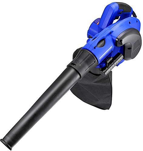 Multifuncional Soplador de Hojas Eléctrico con Cable,Soplador/Aspiradora 2 en 1 con Bolsa de Recogida,para Soplar Hojas Limpiar Polvo Basura Pequeña