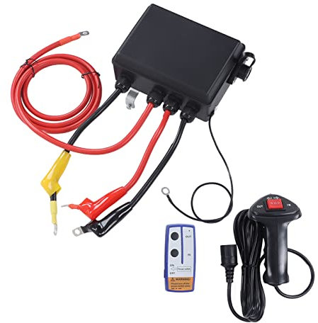 Systèmes de Télécommande de Treuil, Kit de Commutateur de Télécommande de Contrôleur de Treuil électrique Prise 3 Broches pour Voiture Universelle ATV UTV 8000‑20000LB