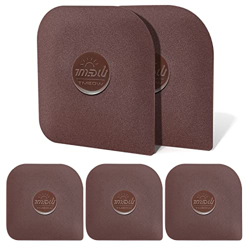 Rascador de sartenes, 5 piezas de plástico raspador de ollas antiarañazos para hierro fundido, limpieza de ollas y sartenes, raspador resistente herramienta de cocina