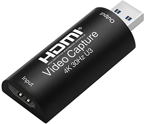 ORIVISION HDMI to USB 3.0 Video Capture Card, Cam Link 1080P60 Game Capture Card Device for Streaming Recorder, Live Broadcasting, Compatible with Nintendo Switch,Xbox,PS4 (VLC/OBS/Amcap)