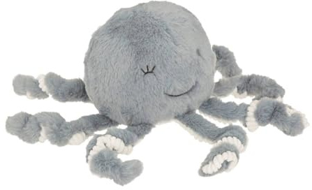 Atmosphera - Peluche Enfant Poulpe - Bleu - 16x22 cm