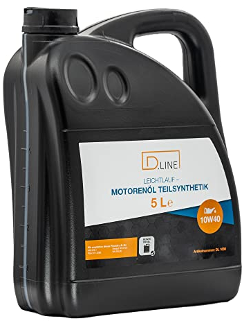 D.LINE Motorenöl, LEICHTLAUF-TEILSYNTHETIK | 10W-40 (1x 5 Liter)