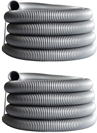 COLOY 2 Pieces Vacuum Cleaner 50mm Inner Diameter 1M Flexible Tube Hose Thread Vacuum Durable Straws Tube Water Absorption Machine