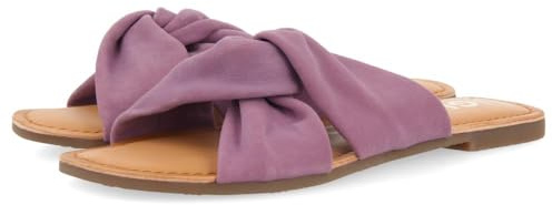 GIOSEPPO Sandali stile pala blu in pelle da donna AGIRA, Malva, 36 EU