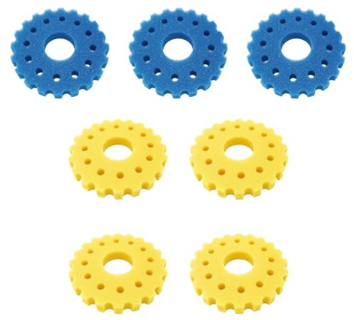 DeWangTradeDD 7 Pz Pond Filter Sponge CPF/CPA-30000 Spugne Compatibile SunSun Filtro per laghetto Spugna filtro ad alta efficienza Spugna biochimica Facile da sostituire Filtro in schiuma per laghetto