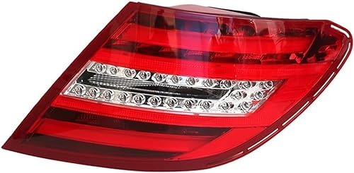 INRNT Anhänger Rückleuchten Bremsleuchte für Benz W204 C180 C200 C220 C260 C280 C300 2011-2014,wasserdichte Rückleuchten Anhänger Rücklicht Kontrollleucht, A/Right Side