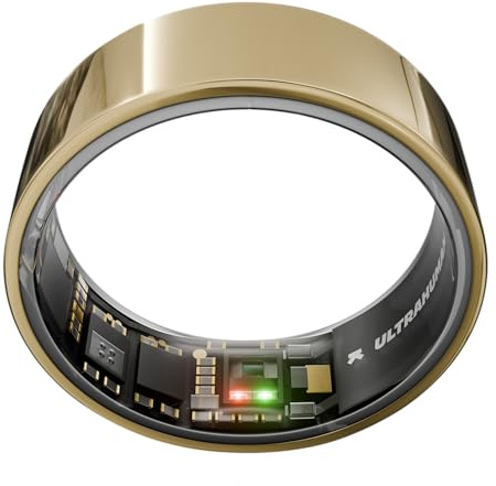 ULTRAHUMAN Ring AIR – Smart Ring Gesundheitstracker, Schlaf- & Fitness Tracker Ohne ABO, Herzfrequenz, HRV, SpO2, Titan, Bis 6 Tage Akku, Wasserdicht 100m, Damen & Herren