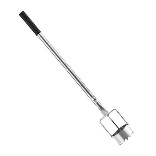 Bulb Planter Tool Long Handle Multipurpose Sod Remover with Serrated Base,Plugger Digging Holes for Greenhouse Garden Lawn Sod Cutter, Remover, and Plugger, Grass Planter