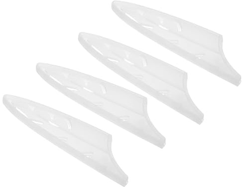 PATIKIL ABS Safety Knife Cover Sleeves for 3.5 Paring Knife, Universal Chopping Edge Guard Blade Protector Sheath for Kitchen Bar, White, 9.6cm L, Pack of 4
