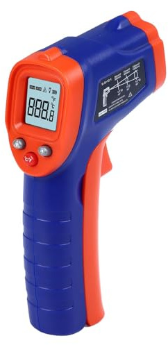 Haofy Infrarot-Thermometer, Schnelle Reaktion, Präzise Temperaturmesspistole Zum Kochen von Pizza, Grillen – Industriethermometer für Lebensmittelmaschinen, Automobilindustrie