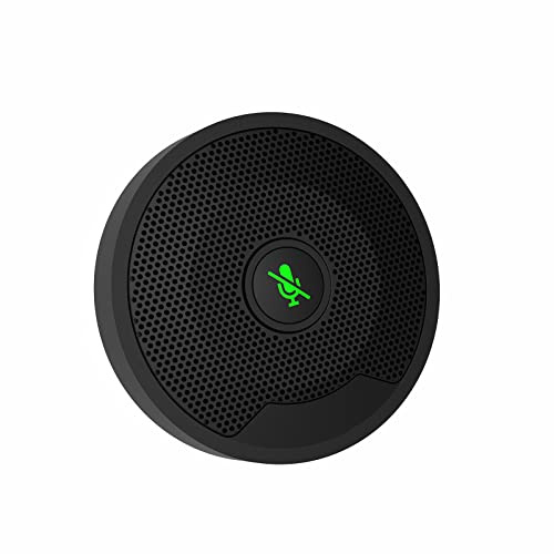 Zunate Microphone de Conférence USB UM10 à Condensateur Omnidirectionnel à 360 ° pour Les Discussions de Jeu, Matériau en Alliage D'aluminium