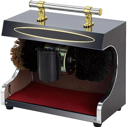 Electric Shoe Polishing Machine - Fully Automatic Induction Design for Easy Home and Commercial Use in Public Spaces, Hotels, Offices, and Banks