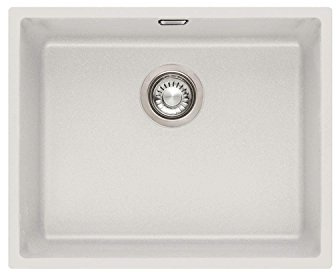 Franke Sirius SID110-50PW 1.0 Bowl Tectonite Undermount White Kitchen Sink