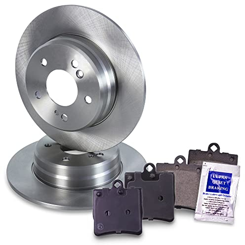 BESTPRICE Juego de frenos eje trasero incl. discos de freno Ø 278 mm completos + pastillas de freno traseras