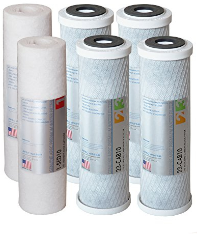 APEC Ultimate Series US Made 2 Sets of Stage 1, 2 & 3 Replacement Filter for Undersink System(Filter-SETX2)