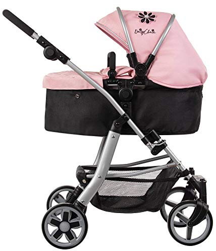 Daisy Chain Connect-5-in-1-Puppenwagen – Empfohlen für Kinder zwischen 4 und 8 Jahren. (Classic Pink)