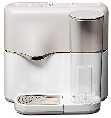 Avoury One Teemaschine | Tee-Kapselmaschine | Inklusive Wasserfilter und 8 Teesorten in Kapseln | Farbe: Silver/White