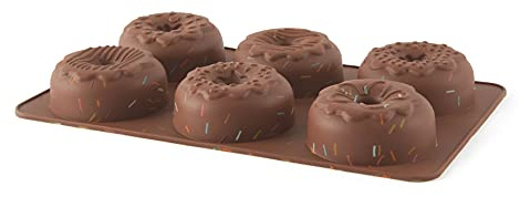 Excelsa Dolceforno Stampo da Forno 6 Donuts, Silicone