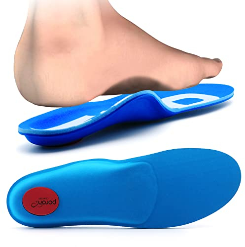 TOPSOLE Orthopädische Einlegesohlen Arch Support Schuheinlagen für Plattfüße,Plantarfasziitis,Fußschmerzen,Hohem Fußgewölbe,Überpronation,Metatarsalgie, Fersensporn Einlagen Schuhe für Herren Damen
