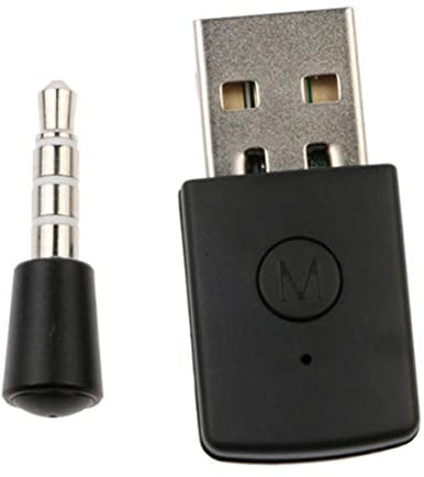 HoveeLuty Adaptateur De Dongle sans Fil USB Kits D'émetteur Récepteur De Dongle sans Fil Compatibles avec Le Casque sans Fil Ps5 Noir